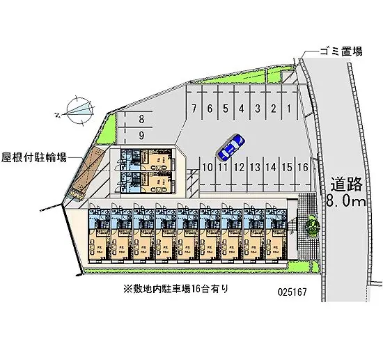 ★手数料０円★入間郡毛呂山町毛呂本郷　月極駐車場（LP）